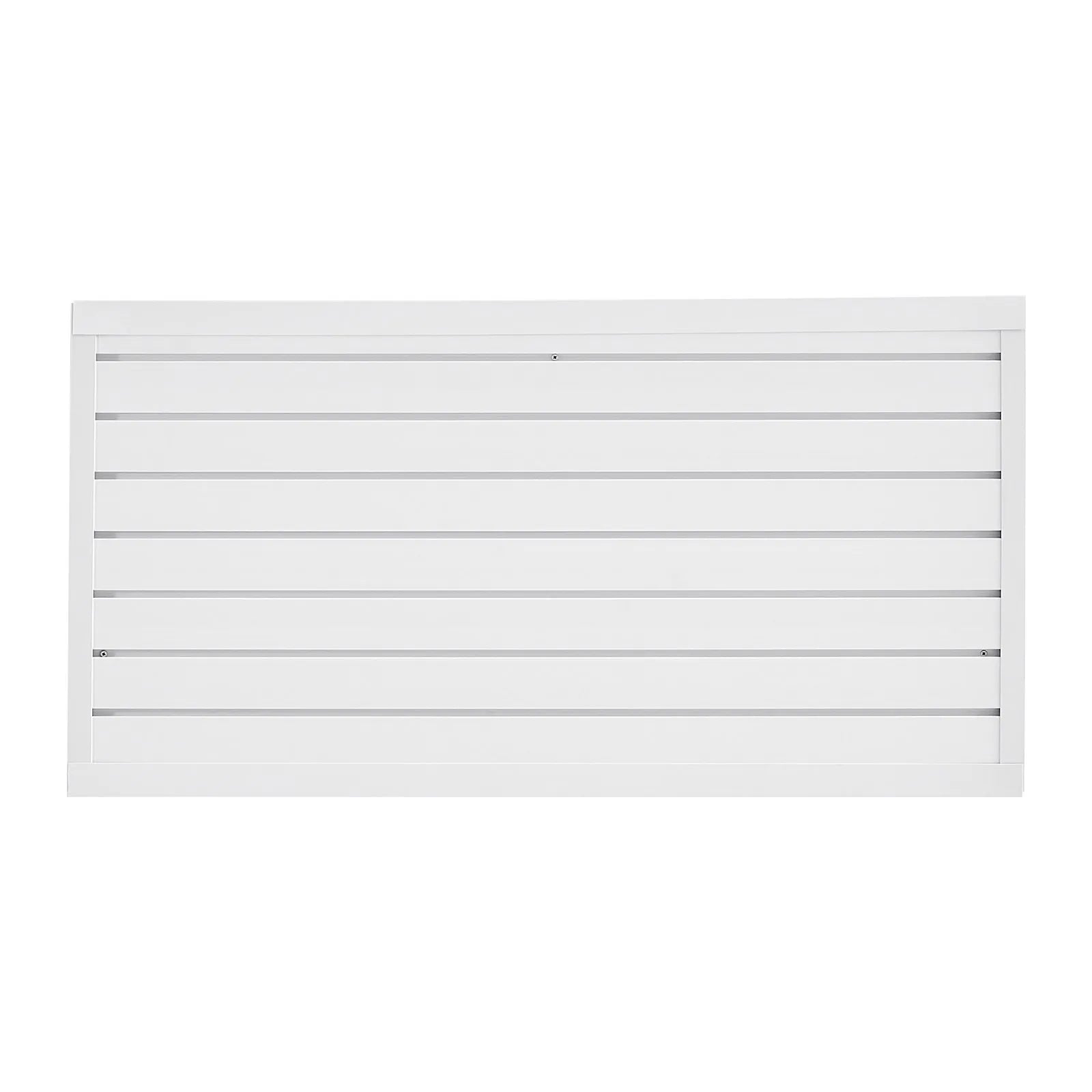 VEVOR 2 x 4 ft Slat Wall Paneling PVC White Garage Slatwall with Modular Design