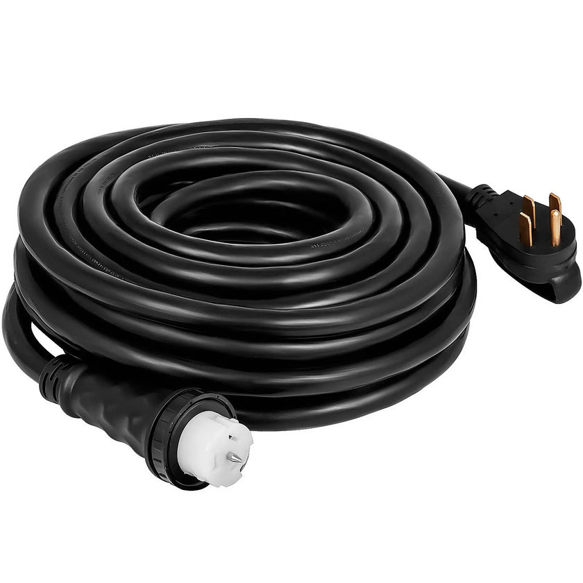 VEVOR 10FT Generator Power Cord 50A 125/250 V 14-50P to CS6364 Locking Connector