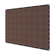 VEVOR 90% Sun Shade Cloth Privacy Screen 10 x 12 ft for Patio Garden (Brown)