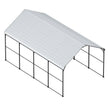 VEVOR 12' x 20' Metal Carport Heavy Duty Outdoor Car Shelter Garage for Boats