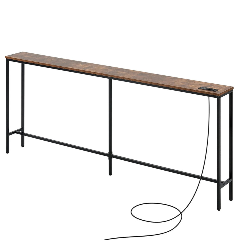 VEVOR Narrow Console Sofa Table Couch Table 70.9” for Entryway & Living Room