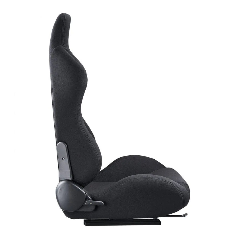 VEVOR 2 Set Racing Seat Adjustable Racing Chair with Polyester Fabric & Slider
