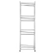 VEVOR 4 Tiers Water Jug Holder Single Row Water Bottle Rack for 4 Bottles Silver