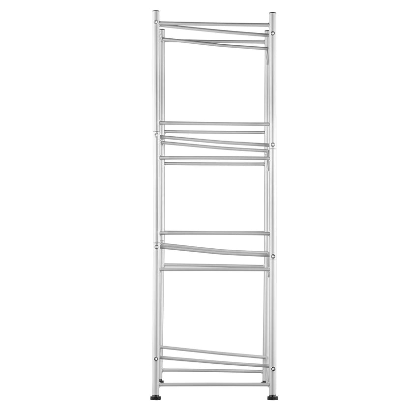 VEVOR 4 Tiers Water Jug Holder Single Row Water Bottle Rack for 4 Bottles Silver