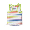 Kids' Bamboo Racerback Tank | Rainbow Stripe