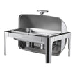 VEVOR 9Qt Rectangle Roll Top Chafing Dish Set with Full-Size Pan Stainless Steel