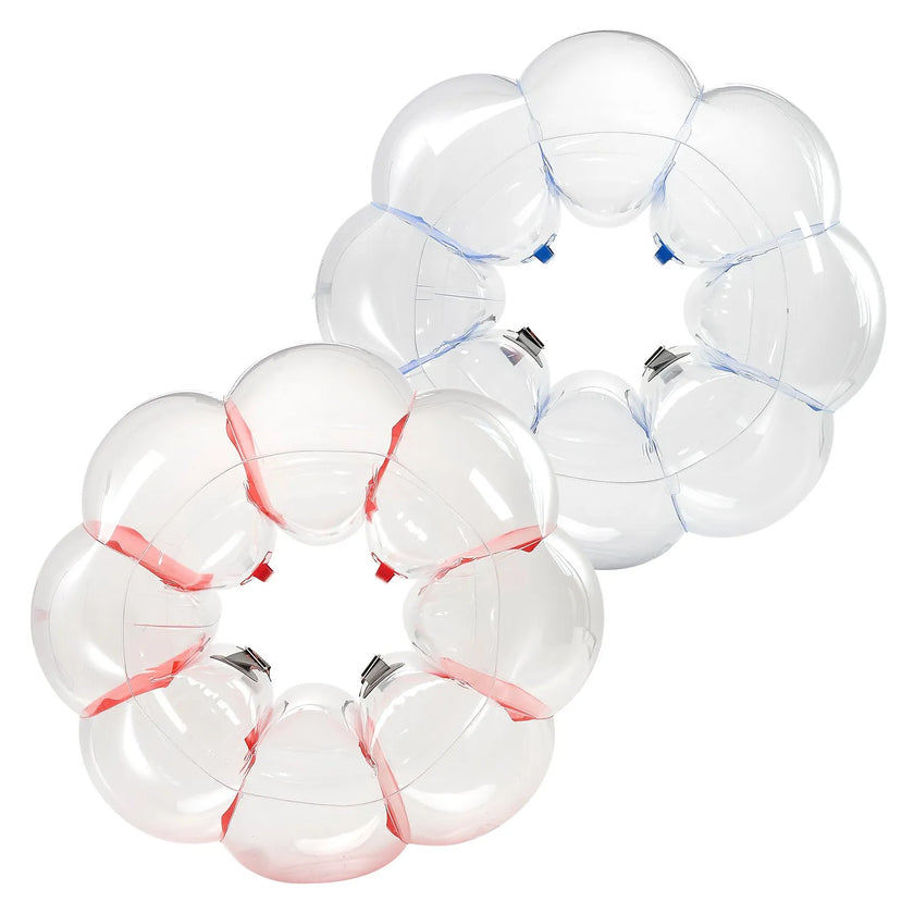 VEVOR 2-Pack 4FT/1.2M Inflatable Bumper Balls PVC Body Sumo Zorb Ball Outdoor