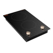 VEVOR 1800W 2 Burner Induction Cooktop Electric Countertop Burner Knob Control