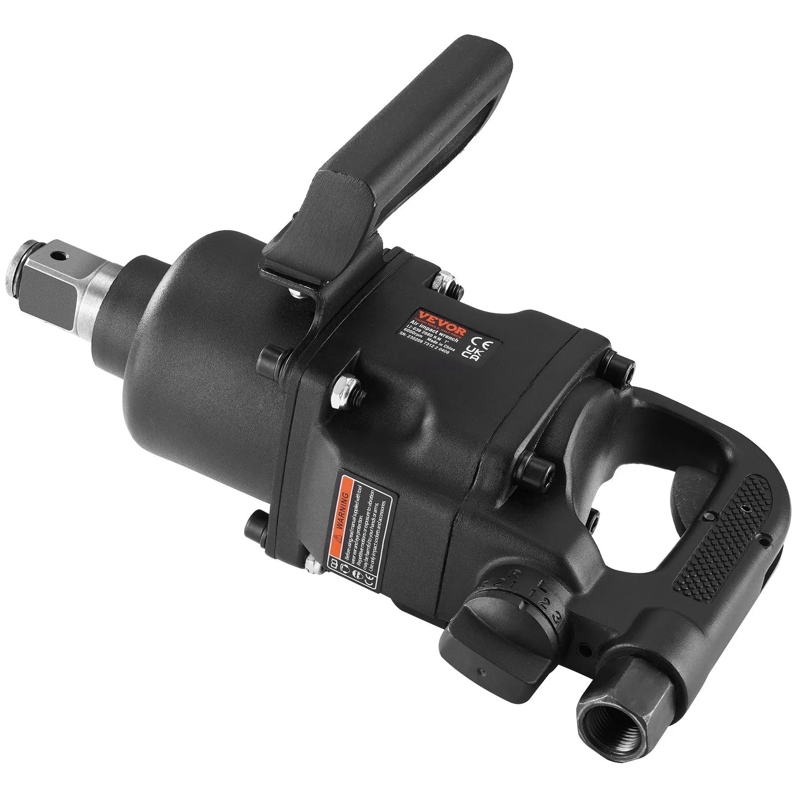 VEVOR 1 Inch Air Impact Wrench, Up to 2730 ft-lbs Reverse Torque Output 1