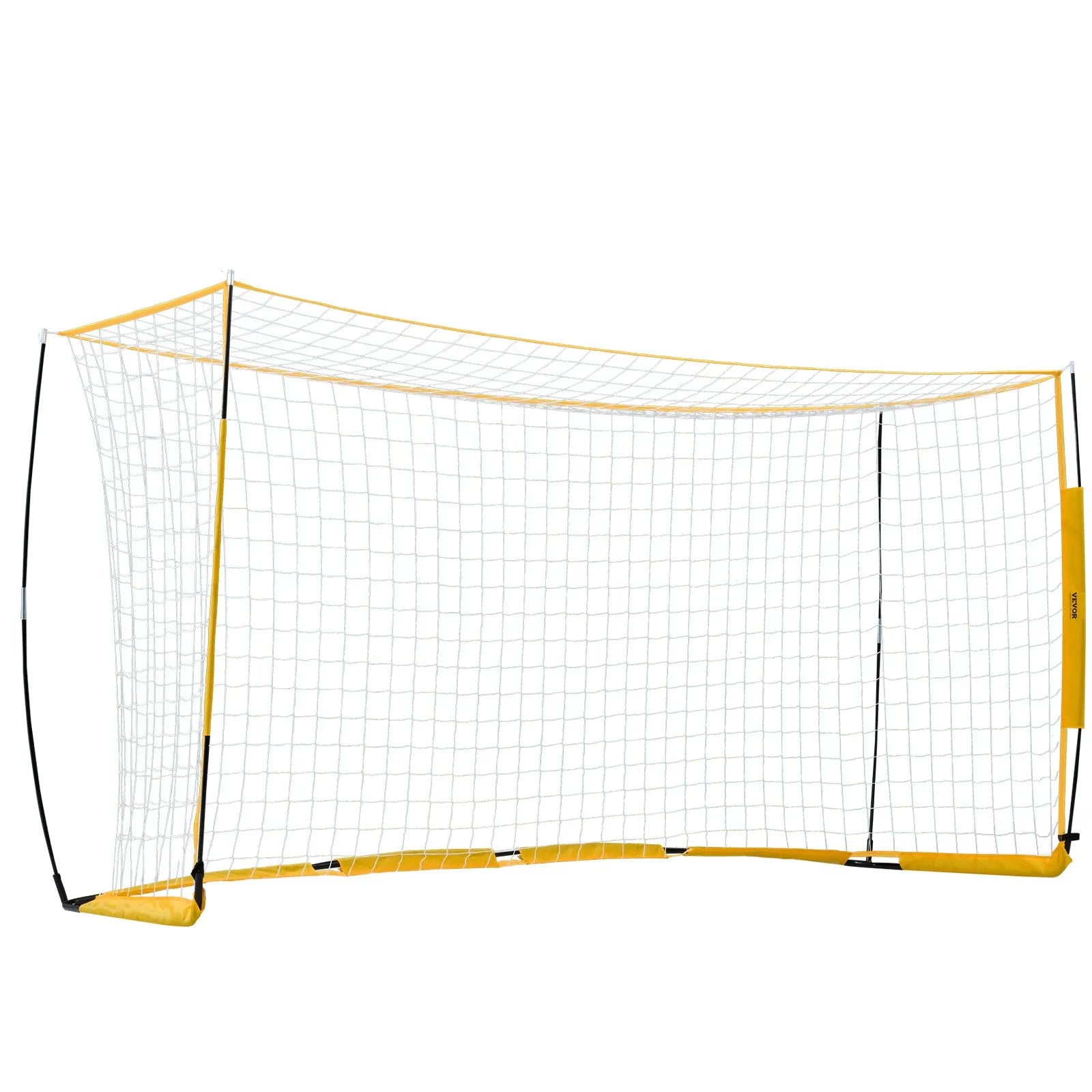 VEVOR 12x6 ft Portable Soccer Goal Kids Soccer Net Carry Bag Backyard Training