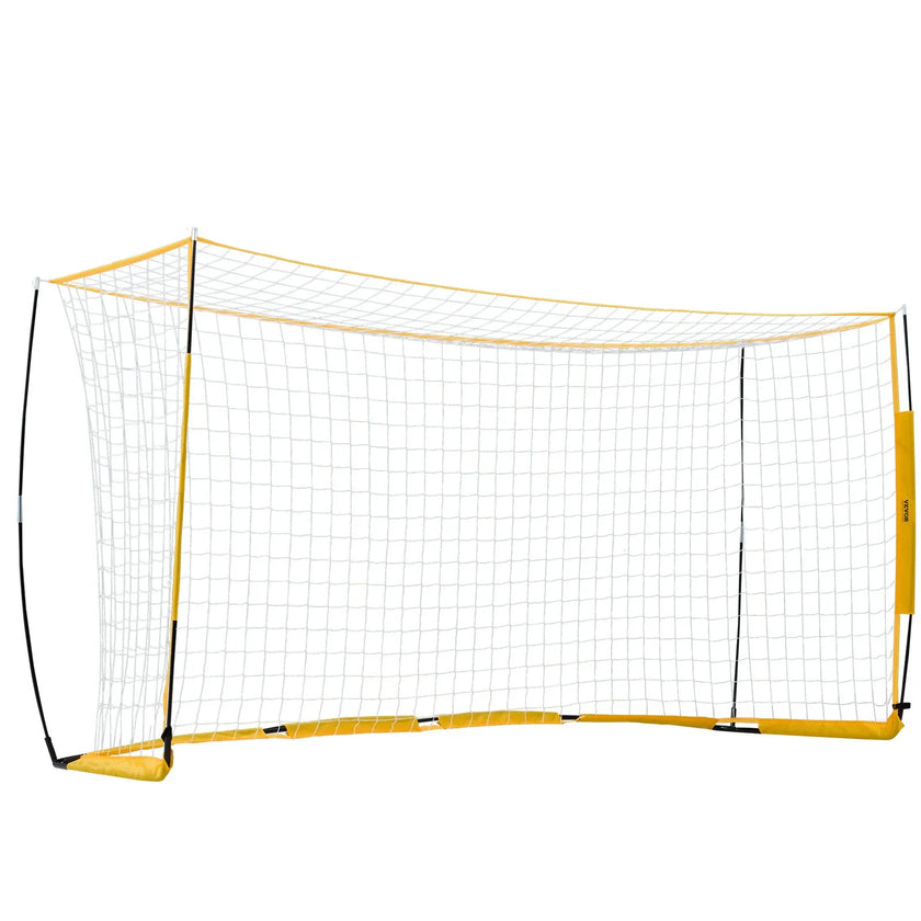VEVOR 12x6 ft Portable Soccer Goal Kids Soccer Net Carry Bag Backyard Training