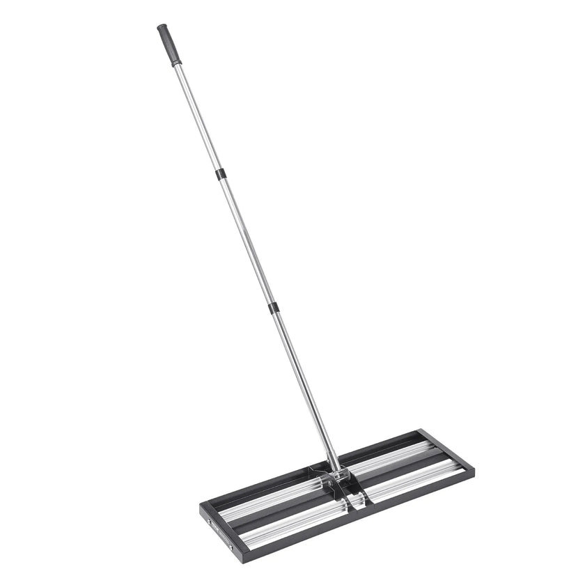 VEVOR 30x10in Lawn Leveling Rake with 83.9 in Adjustable Handle for Yard Garden