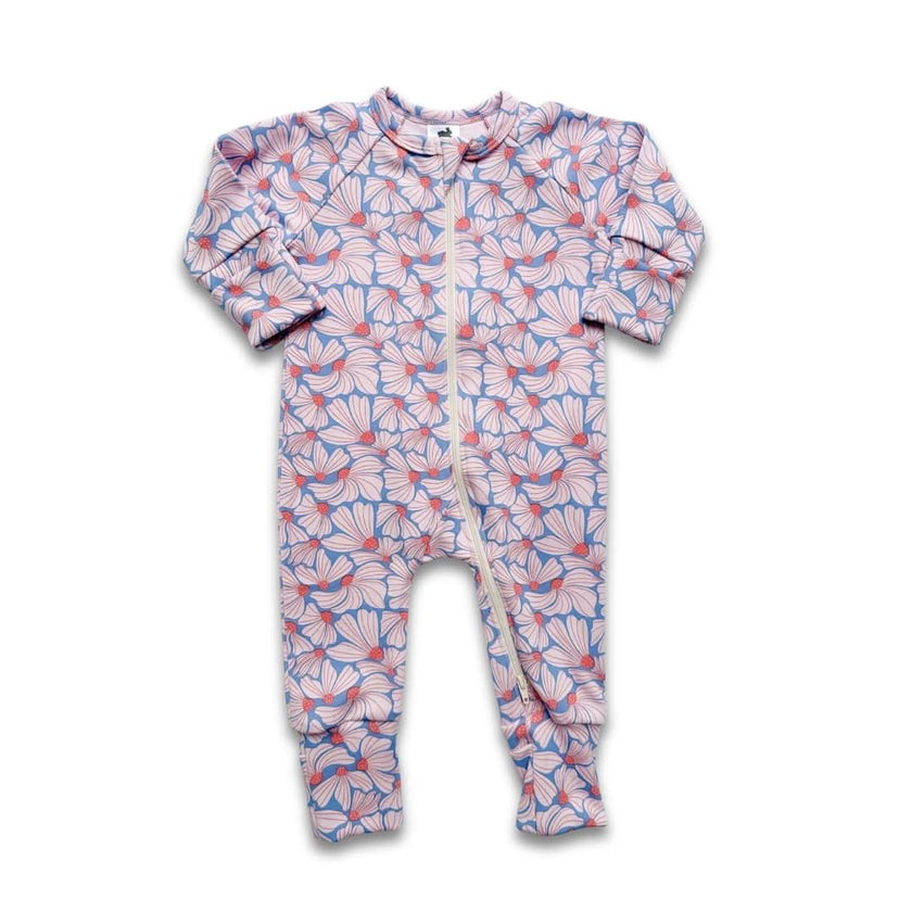 Bamboo Baby Zipper Footed Onesie | Digging It
