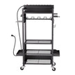VEVOR 5-tier Tool Organizer Cart with Charging Station Garage Cart on Wheels