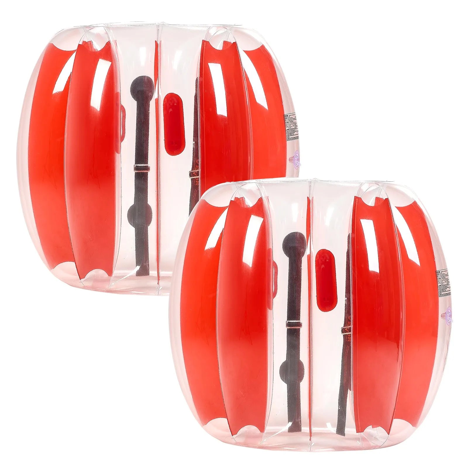 VEVOR 2-Pack 3FT/0.9M Inflatable Bumper Balls PVC Body Sumo Zorb Ball Outdoor