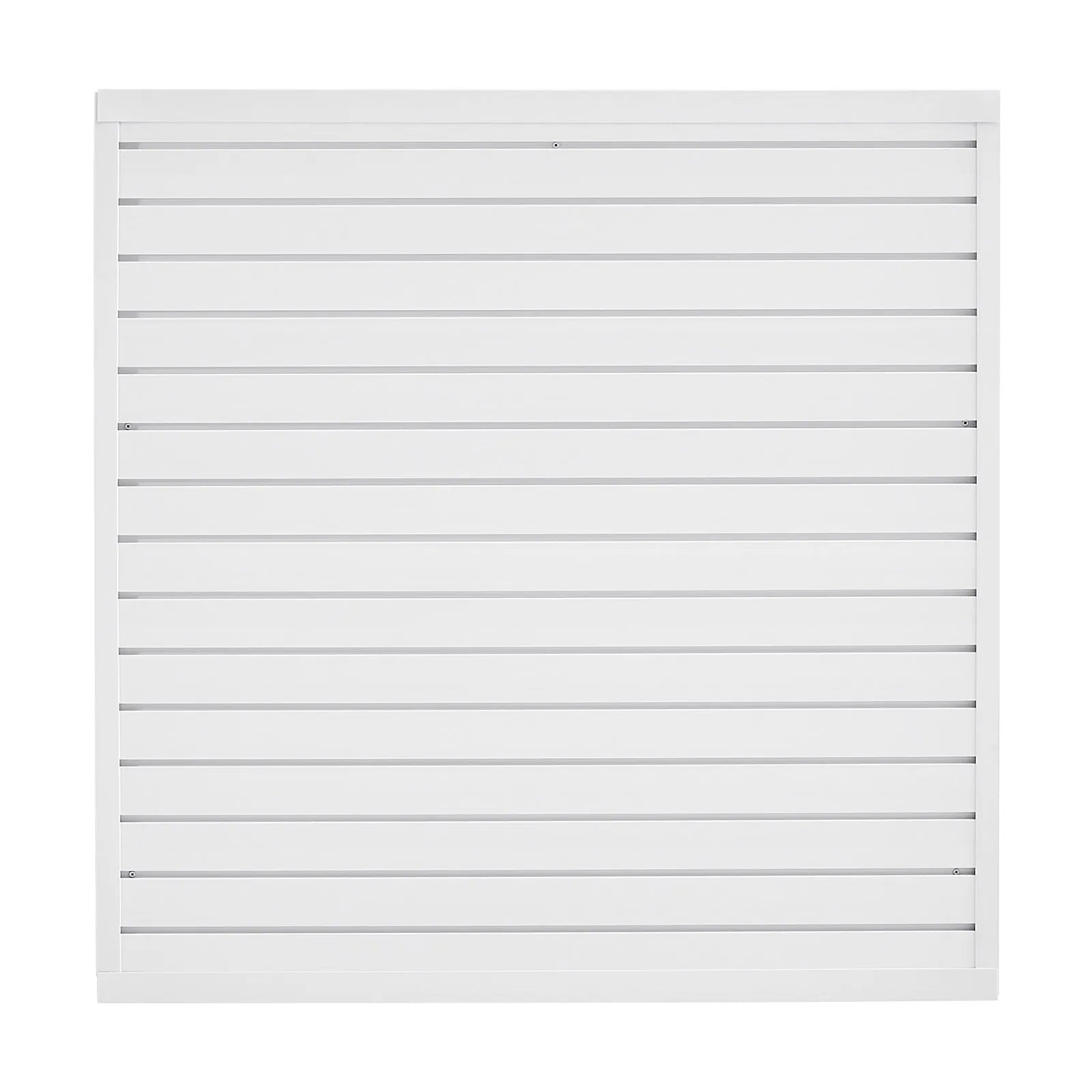 VEVOR 4 x 4 ft Slat Wall Paneling PVC White Garage Slatwall with Modular Design