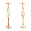 VEVOR 20PCS 58cm/22.83” Wedding Flower Vase Metal Gold Floral Stand for Table