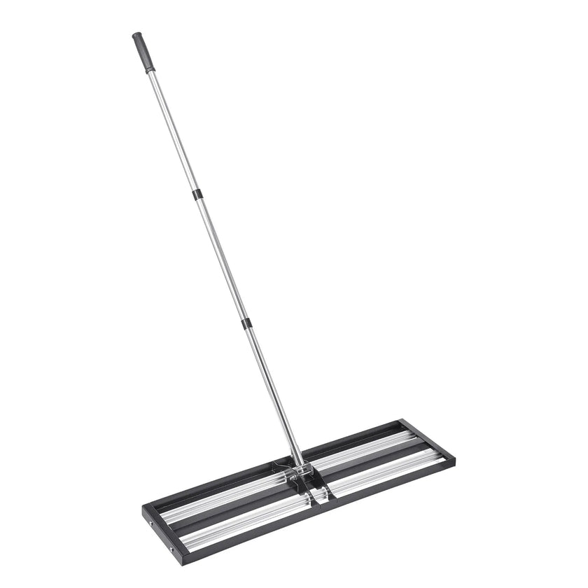 VEVOR 36x10in Lawn Leveling Rake with 83.9 in Adjustable Handle for Yard Garden