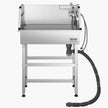 VEVOR 34 inch Dog Grooming Bath Tub Stainless Steel w Faucet for Pets