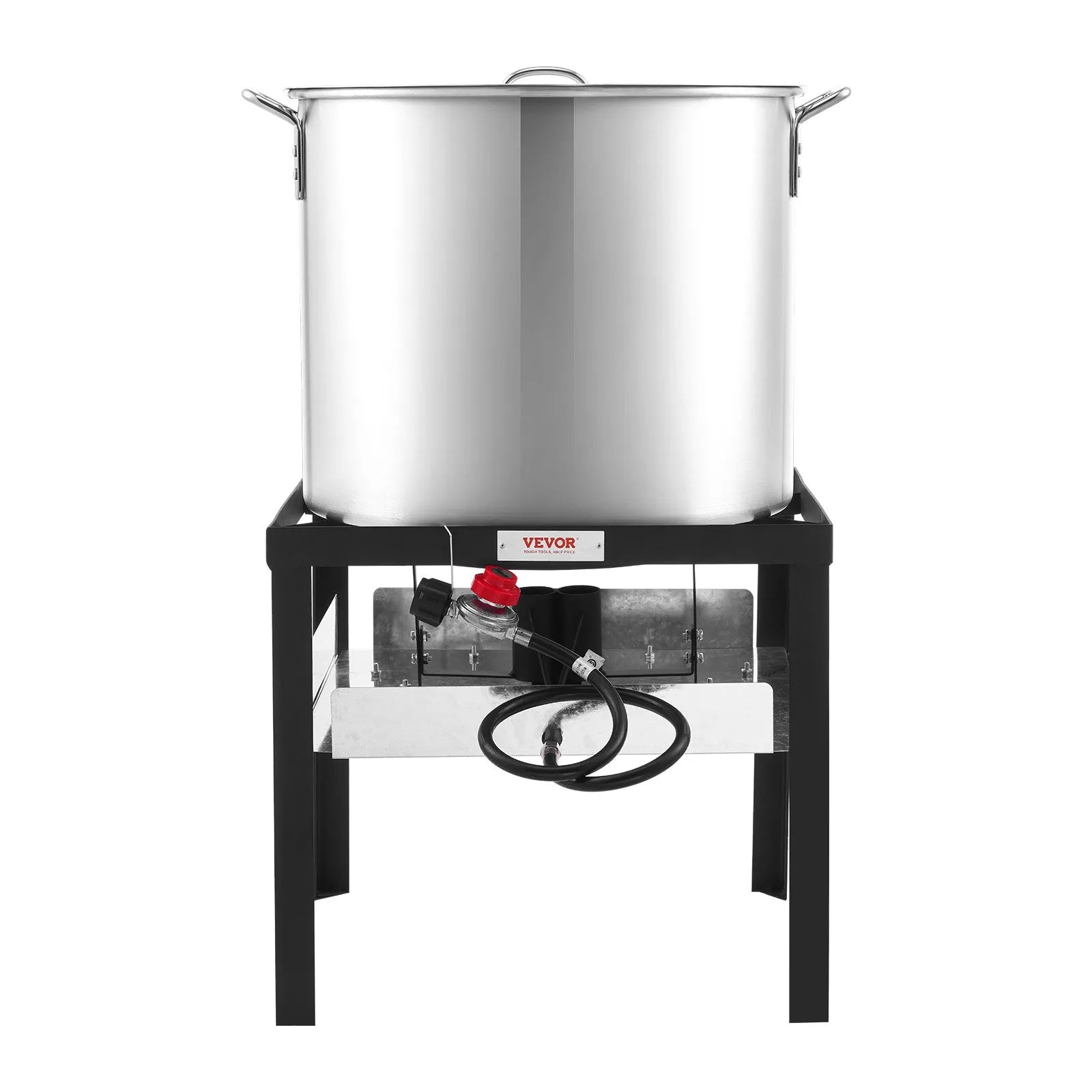 VEVOR 60 Qt Seafood Boiling Kit with Strainer Outdoor Crab Crawfish Cooking Pot