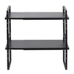 VEVOR 2 Tier Cabinet Organizer Shelf Counter Shelves Steel Storage Spice Rack