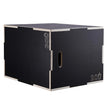 VEVOR 3 in 1 Plyometric Jump Box, 30/24/20 Inch Wooden Plyo Box, Platform & Jumping Agility Box, Anti-Slip Fitness Exercise Step Up Box for Home Gym Training, Conditioning Strength Training, Black