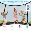 10FT Outdoor Trampoline Heavy-Duty Recreational Trampoline with Safety Enclosure Net