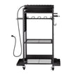 VEVOR 4-tier Tool Organizer Cart with Charging Station Garage Cart on Wheels