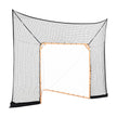 VEVOR 12x9 ft Hockey Lacrosse Goal Backstop with Extended Coverage Training Net