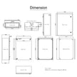 VEVOR 28x20x10 in Cold Rolled Steel Electrical Enclosure Wall Mount Junction Box