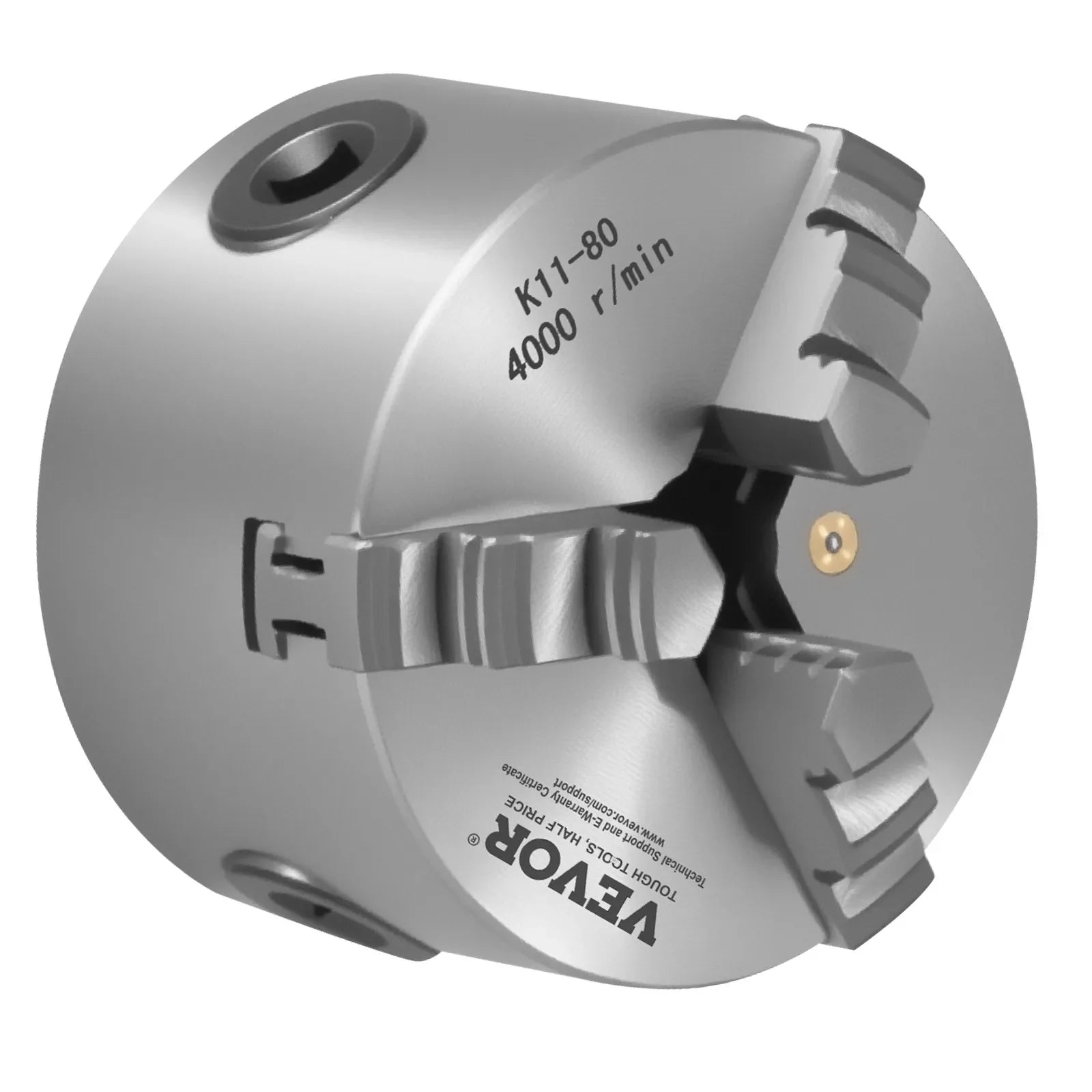 VEVOR 3 Inch 3-Jaw Self-Centering Lathe Chuck for Lathe Drilling Milling Machine