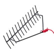 VEVOR 24x8.7 in Pond Aquatic Weed Rake Double-Sided Lake Weed Rake 30ft Rope