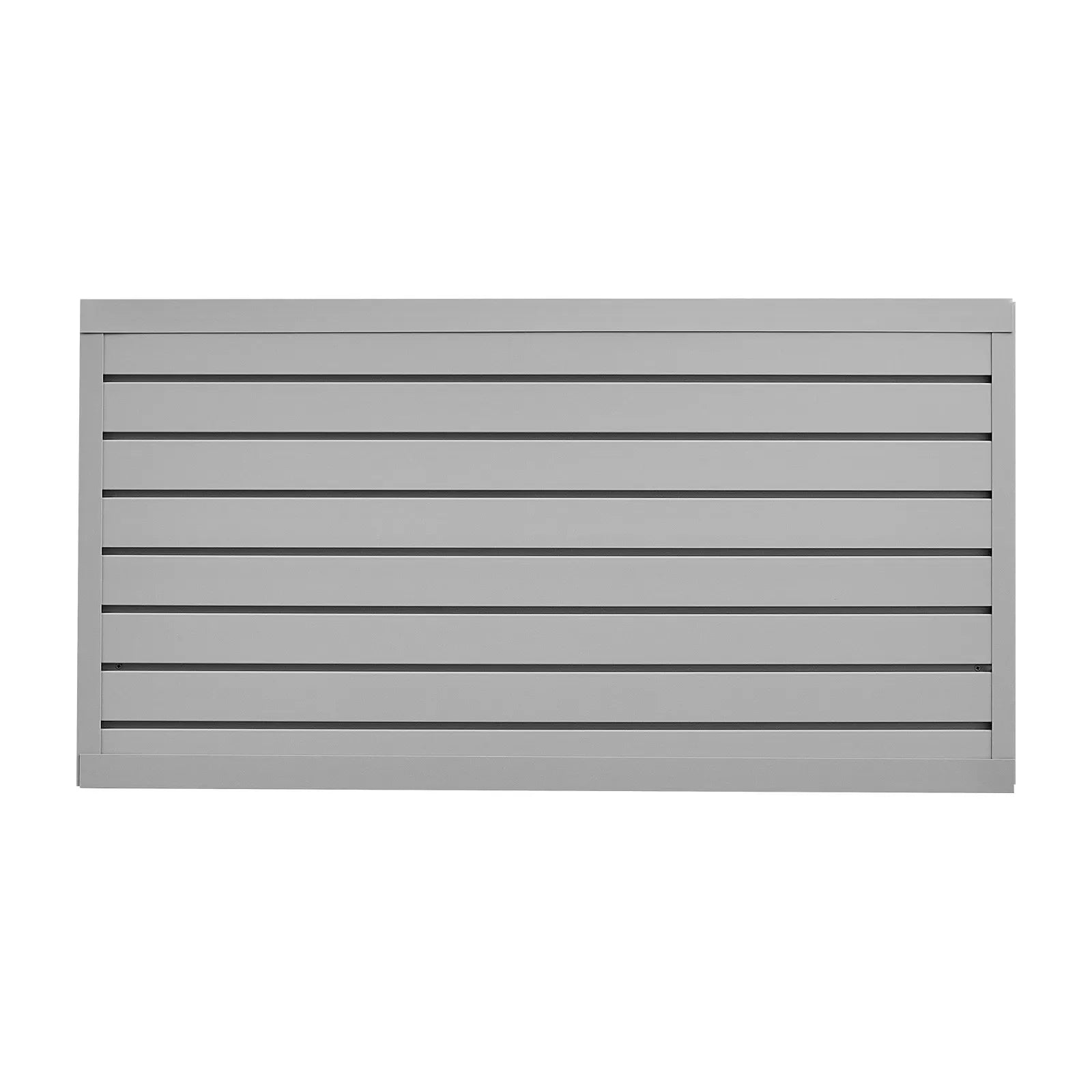 VEVOR 2 x 4 ft Slat Wall Paneling PVC Grey Garage Slatwall with Modular Design