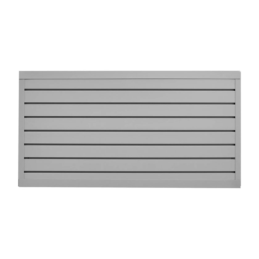 VEVOR 2 x 4 ft Slat Wall Paneling PVC Grey Garage Slatwall with Modular Design