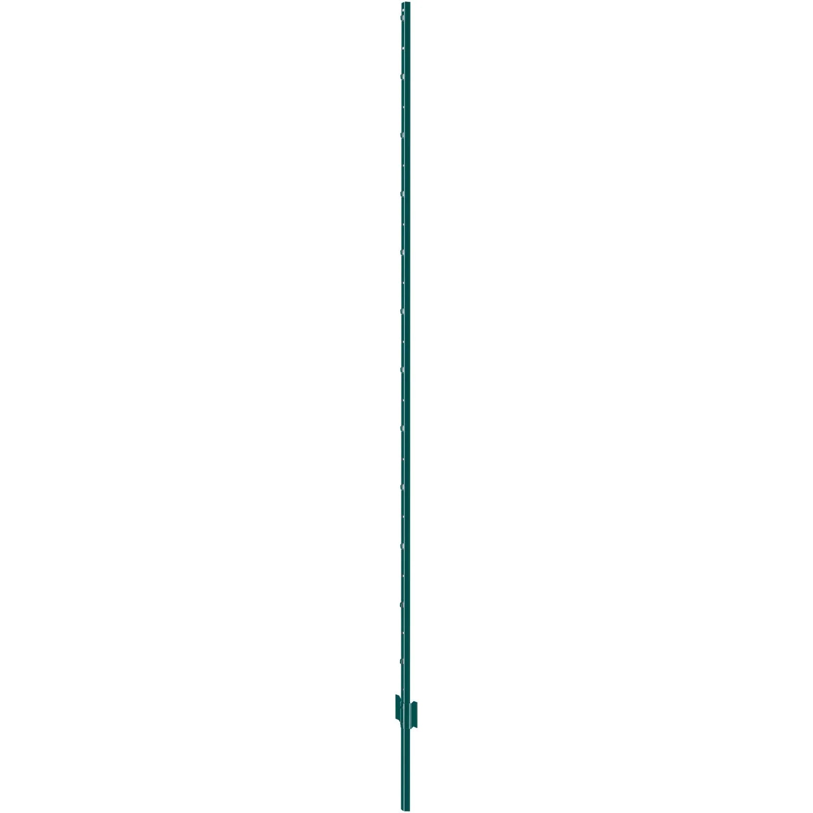 VEVOR 7 Feet Fence Post 10 Pack T-Post Heavy Duty Metal Fence Posts Green