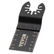 VEVOR 100PCS Oscillating Saw Blades, Quick Release Multitool Blades Kit, HCS Tool Blades for Wood Plastic, Compatible with Dewalt Dremel Fein Worx Bosch Makita Milwaukee