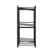 VEVOR 3 Tiers Water Jug Holder Double Row Water Bottle Rack for 6 Bottles Black