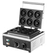 VEVOR 6pcs Electric Donut Maker Commercial Donut Making Machine 1550W Nonstick
