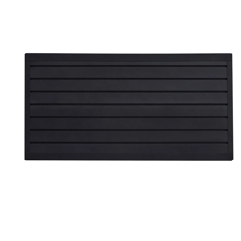 VEVOR 2 x 4 ft Slat Wall Paneling PVC Black Garage Slatwall with Modular Design