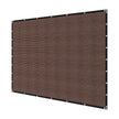 VEVOR 90% Sun Shade Cloth Privacy Screen 8 x 12 ft for Patio Garden (Brown)