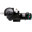 Swimming Pool Pump 1HP, Dual Voltage 110V 220V, 5544GPH, Powerful Pump for In/Above Ground Pool Water Circulation, with Strainer Basket, 2pcs 1-1/2'' NPT Connectors Tested to UL Standards