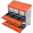 VEVOR 6-Compartment Chicken Nest Box Mental Box with Inclined Nesting Boxes