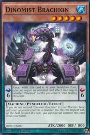 Dinomist Brachion (BOSH-EN027) - Breakers of Shadow 1st Edition