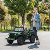 24V Army Jeep 3 Seater DELUXE Kids Ride On Car with Remote Control