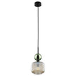 SOPHIA Ribbed Glass Pendant Light for Kitchen Island, Dining Room & Contemporary Interiors
