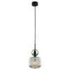 SOPHIA Ribbed Glass Pendant Light for Kitchen Island, Dining Room & Contemporary Interiors