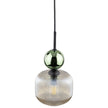 SOPHIA Ribbed Glass Pendant Light for Kitchen Island, Dining Room & Contemporary Interiors