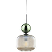 SOPHIA Ribbed Glass Pendant Light for Kitchen Island, Dining Room & Contemporary Interiors