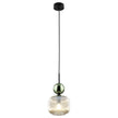SOPHIA Ribbed Glass Pendant Light for Kitchen Island, Dining Room & Contemporary Interiors