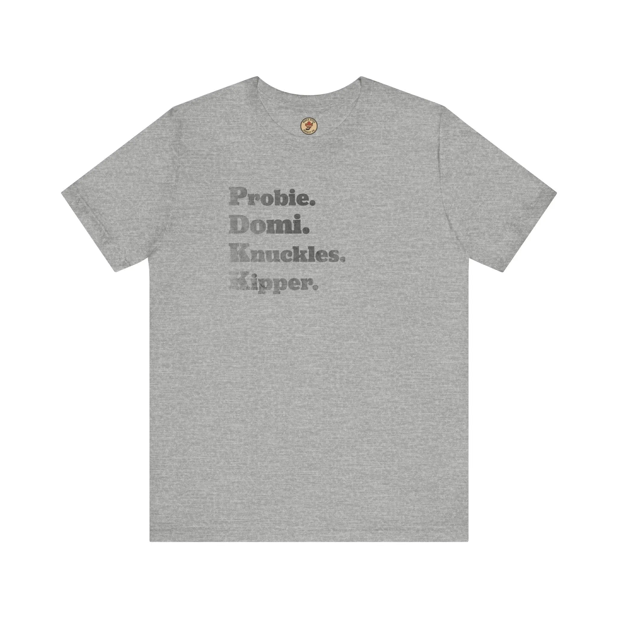 Probie Domi Knuckles Kipper T-Shirt - NHL Hockey Fighters - Maple Stick Hockey Co. - True Fan